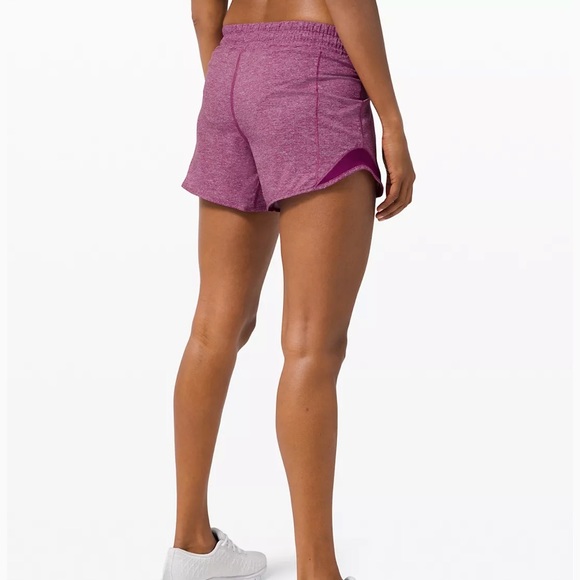 Lululemon Hotty Hot Short 4” tall * Fuschia - Picture 5 of 6